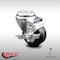 Service Caster 3.5 Inch SS Phenolic Wheel Swivel Bolt Hole Caster with Brake SCC-SSBH20S3514-PHS-TLB - alternate 1